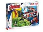 Marvel: Bosszúállók 104 db-os puzzle (Clementoni SuperColor, Avengers, 27284)