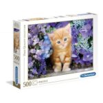 Kölyök cica, 500 db-os puzzle (Clementoni, 30415)