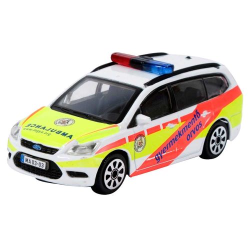 Gyermekmentő Ford Focus mentőorvosi autó, 1:43 (Bburago)