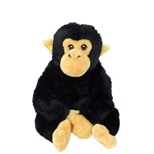 Fekete plüss csimpánz, 18 cm (Keel Toys)