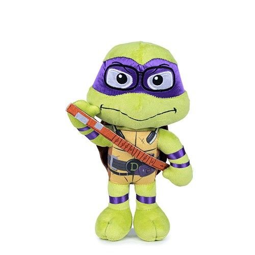 Tini Nindzsa Teknőcök: Donatello plüss, lila maszkban, 30 cm