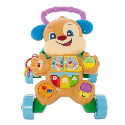 Fisher-Price: Tanuló kutyusos interaktív járássegítő készségfejlesztő bébijáték fénnyel és hanggal