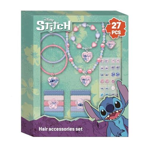 Lilo és Stitch: 27 db-os hajkiegészítő és ékszer szett