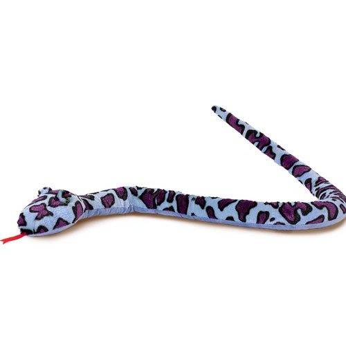 Lila színű plüss ametisztkígyó, 150 cm