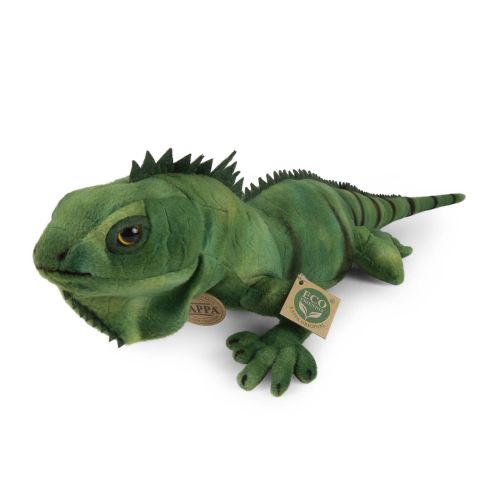Élethű zöld leguán plüss, 70 cm (Rappa)