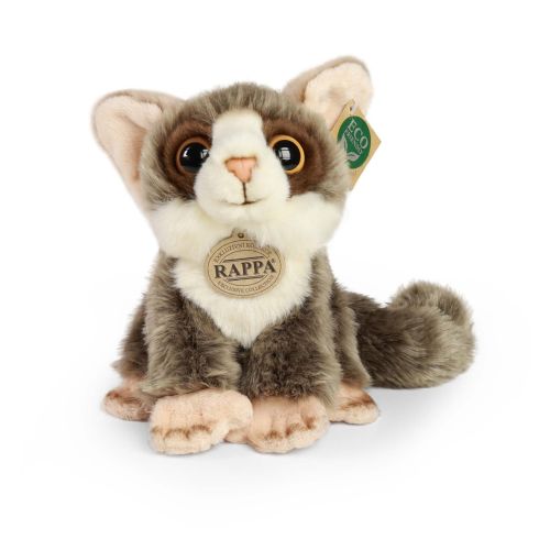 Plüss ülő fülesmaki nagy szemekkel, 18 cm (Rappa)