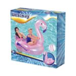 Felfújható lovagolható flamingó matrac, 127x127 cm (Bestway, 41122)