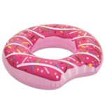 Szórócukros rózsaszín fánk úszógumi, 107 cm (Bestway, 36118)