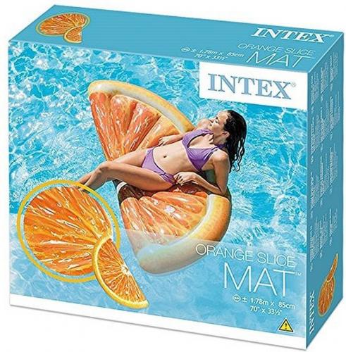 Intex 58763 Narancs szelet matrac - 178 x 85 cm