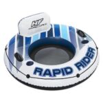Rapid Rider egyszemélyes háttámlás vízi fotel pohártartóval, kapaszkodóval, 135 cm (Bestway Hydro Force, 43116)