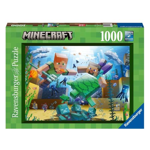 Minecraft: Vizi világ, 1000 db-os puzzle (Ravensburger, 17187)