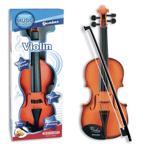 Klasszikus hegedű fém húrokkal, 49 cm (Bontempi)