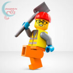 LEGO City 60401: Építőipari úthenger figurája (Lego City: Great Vehicles)