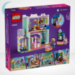 Lego Friends 42662: Fodrászat és fodrászkellékek boltja doboza, hátulról