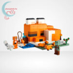 Lego Minecraft 21178: A rókaházikó, játék közben