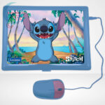 Lilo és Stitch: Stitch mintás Magyar-Angol nyelvű oktató laptop becsukva (Lexibook)