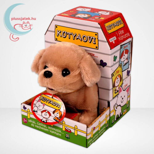 Ralfi, a sétáló, ugató Golden retriever plüss kutyus (20 cm)