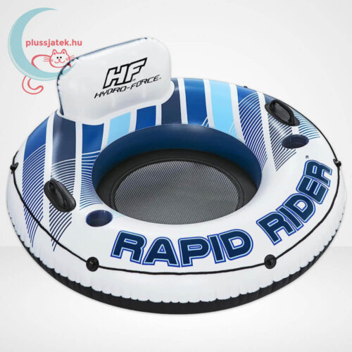 Rapid Rider egyszemélyes háttámlás vízi fotel, pohártartóval, kapaszkodóval, 135 cm (Bestway Hydro Force, 43116)