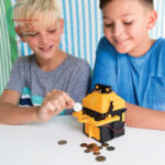 Robot persely építő tudományos játék gyerekeknek (4M KidzRobotix)