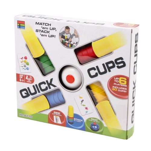 Quick Cups színes poharak társasjáték