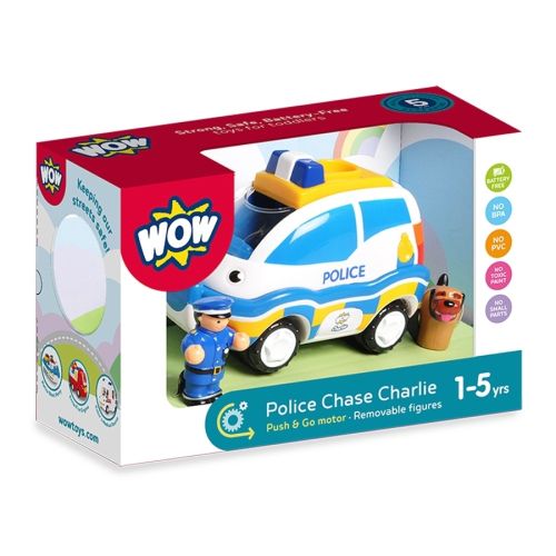 Charlie A Rendőrautó (Wow Toys)
