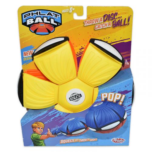Phlat Ball: Korong alakú frizbi labda (citromsárga-narancs)