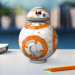 Star Wars: BB-8 droid, 99 db-os 3D puzzle az asztalon (Ravensburger)