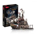Tortuga kalózhajó kikötő, 218 db-os 3D puzzle (CubicFun)
