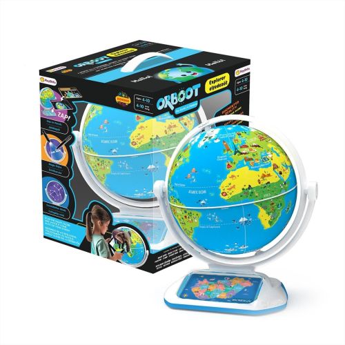 Interaktív kétnyelvű Földgömb augmentált valósággal, 25 cm (Orboot Earth)