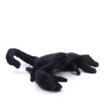 Élethű fekete plüss skorpió, 26 cm (Cornelissen)