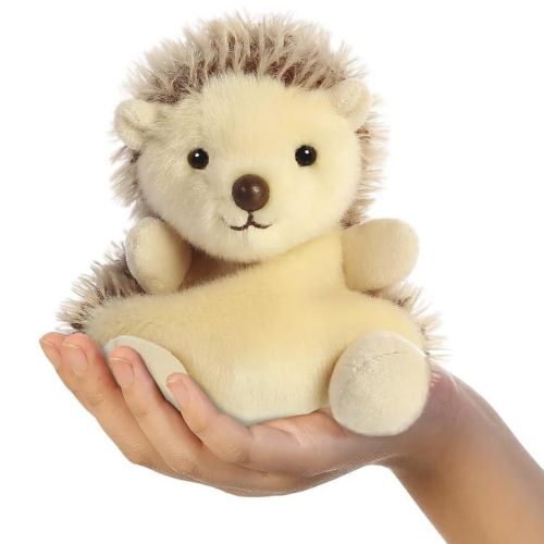 Hedgie, a tenyérnyi ülő plüss bébi süni, 13 cm (Aurora, Palm Pals)