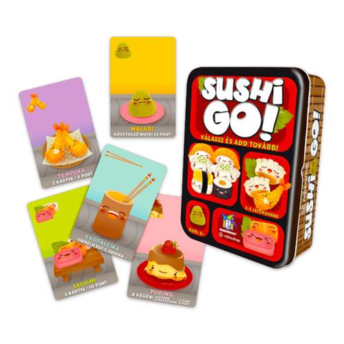 Sushi Go! az ínyenc falatok izgalmas játéka, memóriafejlesztő stratégiai kártyajáték