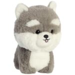 Husky, álló plüss kutya, 18 cm (Aurora, Teddy Pets)