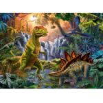 Dino oázis, 100 db-os XXL puzzle (Ravensburger, 12888)