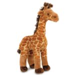 Élethű, álló plüss zsiráf, 33 cm (Semo, Eco-Edition)