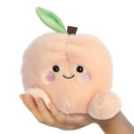 Puha barack, tenyérnyi ülő plüssfigura, 13 cm (Aurora, Palm Pals)