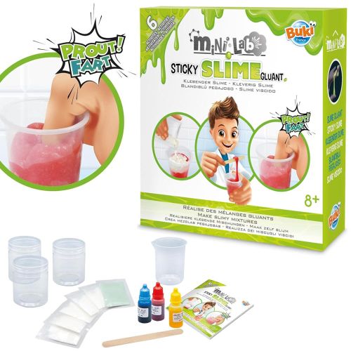 Slime készítő készlet, tudományos játék (BUKI Mini Lab, 3007)