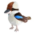 Élethű kookaburra kacagójancsi plüss madár, 30 cm (Wild Republic)