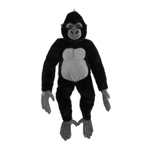 Átölelhető, fekete plüss gorilla, 53 cm (Nature Planet, Funkyland)