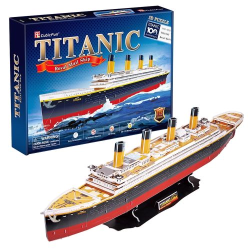 A Titanic, 113 db-os 3D hajó puzzle, 80 cm (CubicFun)