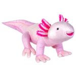 Élethű, óriás XXL méretű rózsaszín plüss axolotl, 76 cm (Wild Republic)