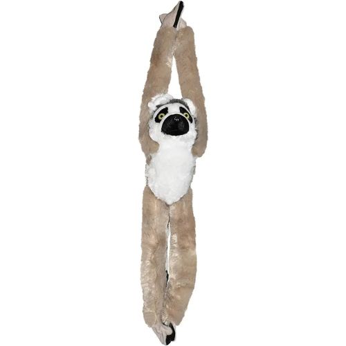 Hosszúkezű, hosszúlábú plüss gyűrűsfarkú maki, 51 cm (Wild Republic)