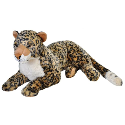 Élethű, óriás XXL méretű fekvő plüss leopárd, 76 cm (Wild Republic)