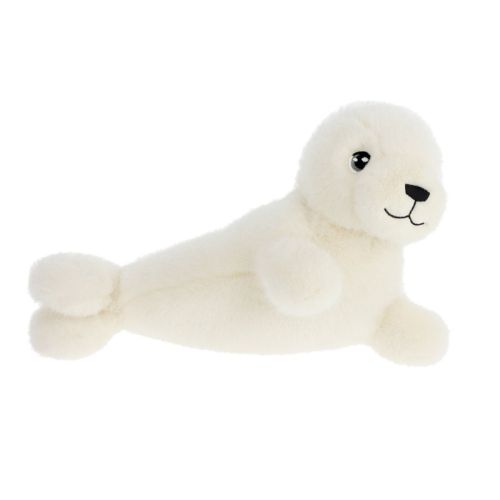 Fehér plüss fóka, 30 cm (Keel Toys, Keeleco)