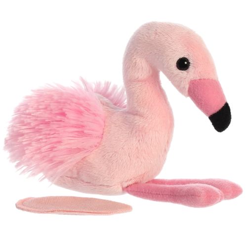 Mágneses ülő flamingó vállplüss, 13 cm (Aurora, Shoulderkins)