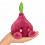 Radley, a tenyérnyi ülő plüss lilahagyma, 13 cm (Aurora, Palm Pals)