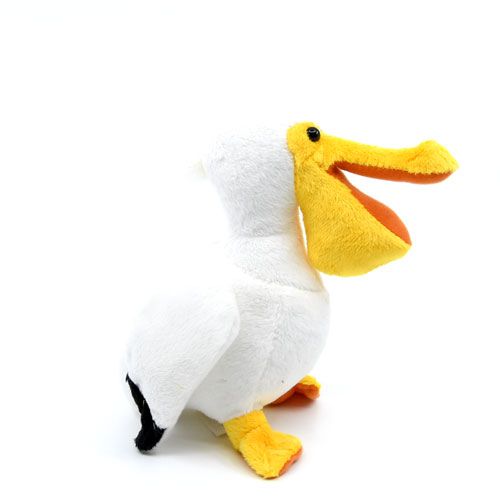Ülő, plüss pelikán, 17 cm (Cornelissen)