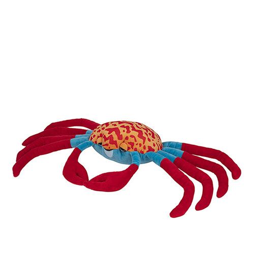 Kék-piros plüss rák, 41 cm (Nature Planet)