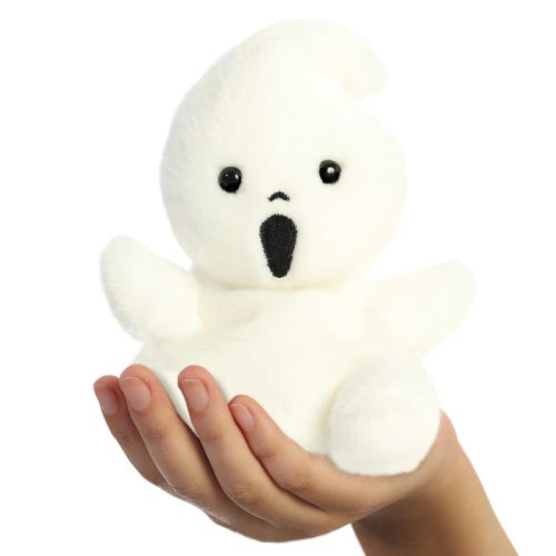 Boo, a tenyérnyi ülő halloweeni plüss szellem, 13 cm (Aurora, Palm Pals)