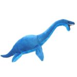 Kék színű Plezioszaurusz plüss dinoszaurusz, 46 cm (Cornelissen)